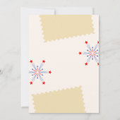 独立記念日へのご招待 招待状 (裏面)