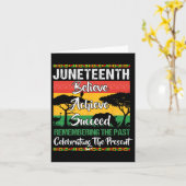 独立記念日アフリカ1865自由の日 カード (黄色い花)