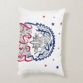 独立記念日アメリカンイーグルスター アクセントクッション (裏面(縦))