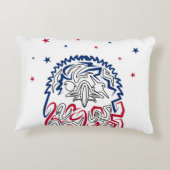 独立記念日アメリカンイーグルスター アクセントクッション (裏面)