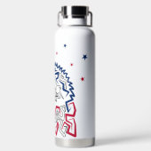 独立記念日アメリカンイーグルスター ウォーターボトル (背面)