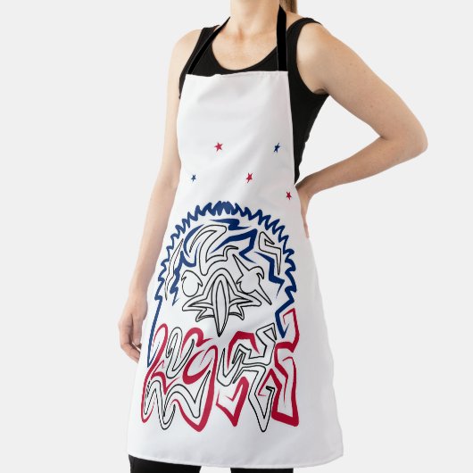 独立記念日アメリカンイーグルスター エプロン (インサイチュ)