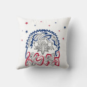 独立記念日アメリカンイーグルスター クッション (裏面)