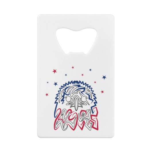 独立記念日アメリカンイーグルスター クレジットカード栓抜き (裏面)