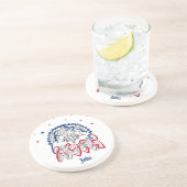 独立記念日アメリカンイーグルスター コースター (側面)