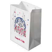 独立記念日アメリカンイーグルスター ミディアムペーパーバッグ (裏面アングル)