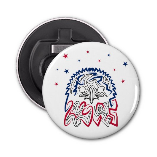 独立記念日アメリカンイーグルスター 栓抜き (正面)