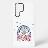 独立記念日アメリカンイーグルスター SAMSUNG GALAXYケース (裏面)