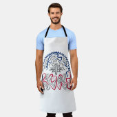 独立記念日アメリカンイーグル エプロン (着用した状態)