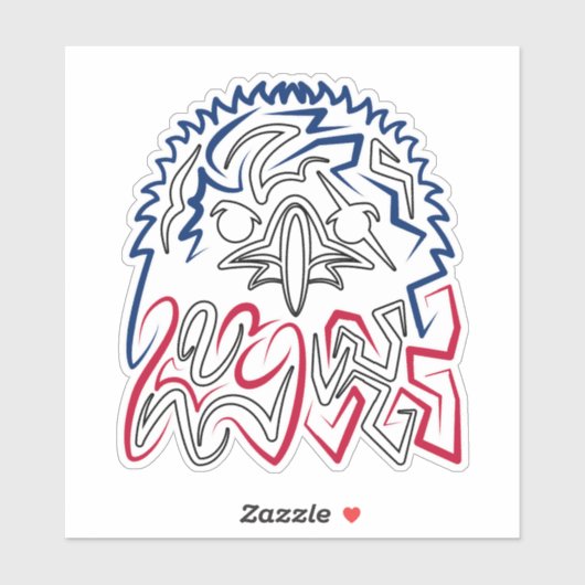 独立記念日アメリカンイーグル シール (シート)