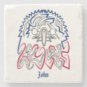 独立記念日アメリカンイーグル ストーンコースター (正面)