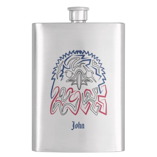 独立記念日アメリカンイーグル フラスク (正面)