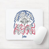 独立記念日アメリカンイーグル マウスパッド (マウス)