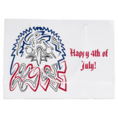 独立記念日アメリカンイーグル ラージペーパーバッグ (裏面)