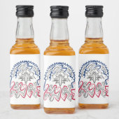 独立記念日アメリカンイーグル リキュールボトルラベル (ボトル)