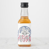 独立記念日アメリカンイーグル リキュールボトルラベル (正面)