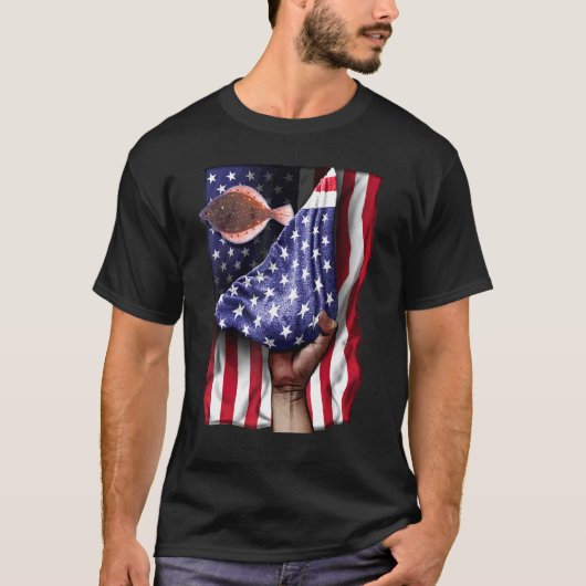 独立記念日アメリカ国旗 Tシャツ (正面)