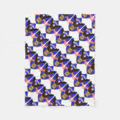 独立記念日イーグル フリースブランケット (正面)