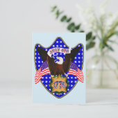 独立記念日イーグル ポストカード (スタンド正面)