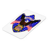 独立記念日イーグル マグネット (左側)