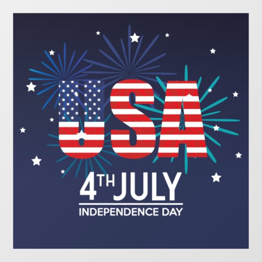 独立記念日ウィンドウの固定 ウィンドウサイン (シート)