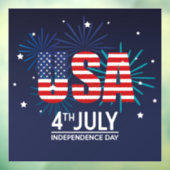 独立記念日ウィンドウの固定 ウィンドウサイン (シート3)