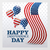 独立記念日ウィンドウの固定 ウィンドウサイン (シート)