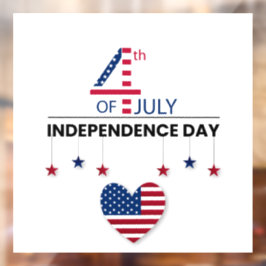 独立記念日ウィンドウの固定 ウィンドウサイン