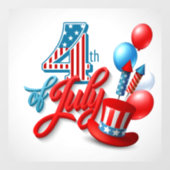 独立記念日ウィンドウの固定 ウィンドウサイン (シート)