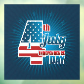 独立記念日ウィンドウの固定 ウィンドウサイン (シート3)