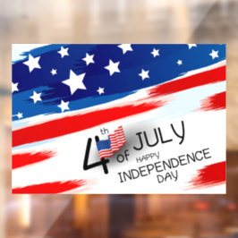 独立記念日ウィンドウの固定 ウィンドウサイン