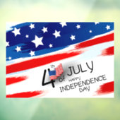 独立記念日ウィンドウの固定 ウィンドウサイン (シート3)