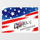 独立記念日ウィンドウの固定 ウィンドウサイン (シート)