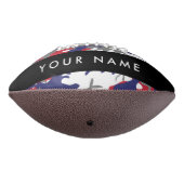 独立記念日カモフラージュあなたの名前をパーソナライズ アメリカンフットボール (回転270)