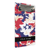 独立記念日カモフラージュあなたの名前をパーソナライズ ミニクリップボード (アングル)