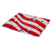 独立記念日カーブした星とストライプ カッティングボード (角)