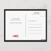 独立記念日シーフードボイルパーティの招待状 ポストカード (裏面)