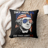 独立記念日ジョージワシントン クッション (ブランケット)