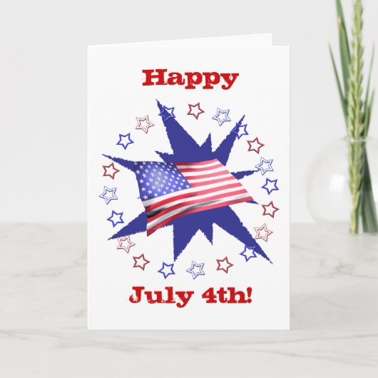 独立記念日スターサークル カード (正面)