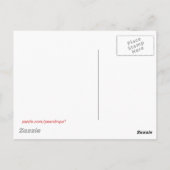 独立記念日スターサークル ポストカード (裏面)