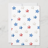 独立記念日パーティー招待状 招待状 (裏面)