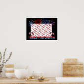 独立記念日フォトフレーム ポスター (キッチン)