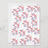 独立記念日招待状 招待状 (裏面)