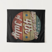 独立記念日生まれ タペストリー (正面(横))