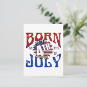 独立記念日生まれ ポストカード (スタンド正面)