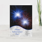 独立記念日赤白青花火 シーズンカード (正面)