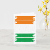 独立記念日15 1947威厳があるインディアン国旗パトリオ カード (黄色い花)