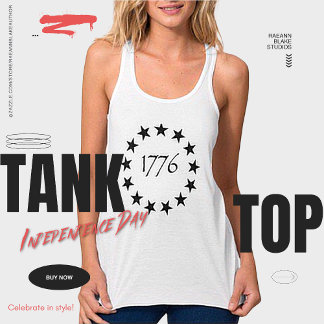 独立記念日1776タンクトップTシャツ タンクトップ