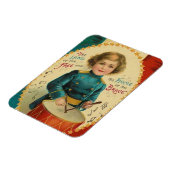 独立記念日1776年7月4日ドラマー・ガール マグネット (左側)