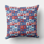 独立記念日2023年7月4日統一された州 クッション (裏面)